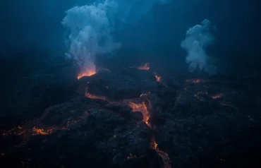underwater volcano